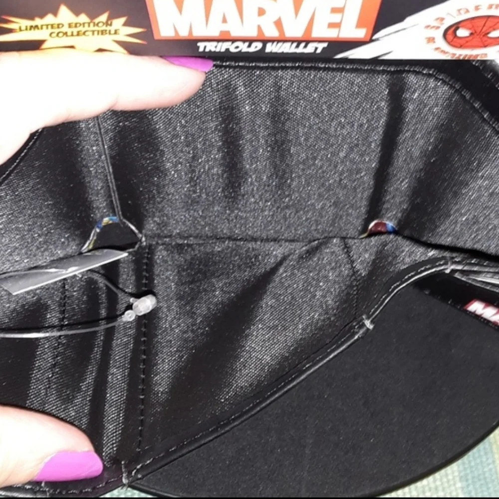 Men's Spiderman 60 Year Limited Edition Tri Fold Wallet with Tin